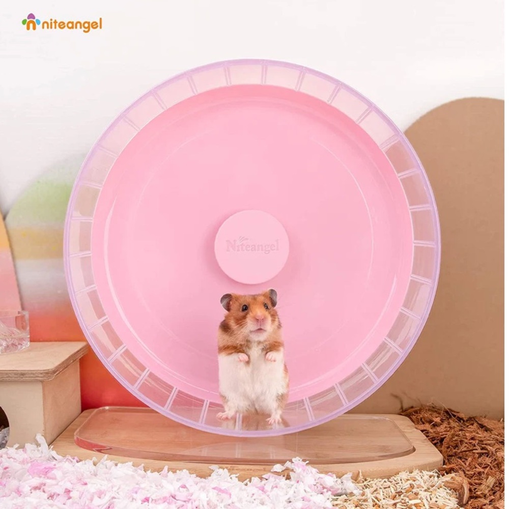 Niteangel Pink 11 inch Hamster Wheel